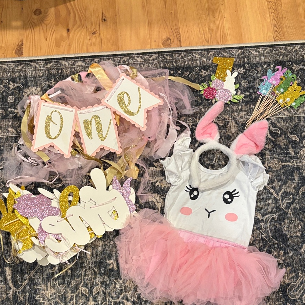 Some Bunny is One party decor!